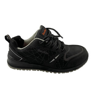 BauKer Black Safety Work Shoe Sneakers EU 40 US Men's 7.5 Slip-Resistant NWOB
